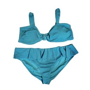 3x Time & True two piece swimsuit